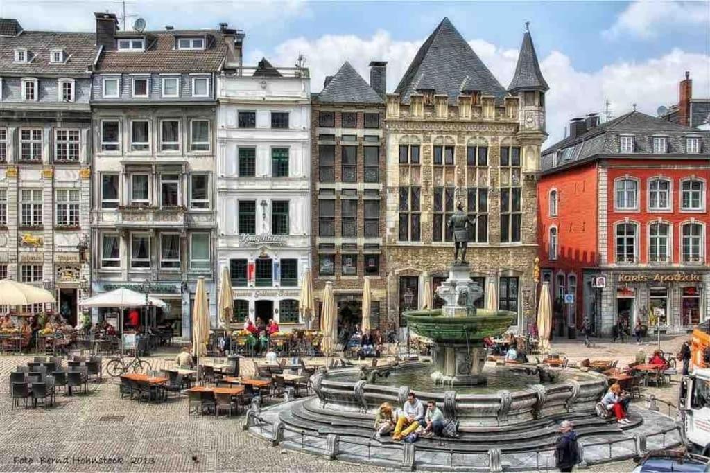 Modernes Apartment Mit 75Qm Mit Balkon & Aussicht Aix-la-Chapelle Extérieur photo